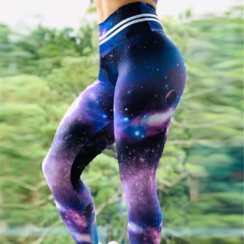 Nwot GALAXY LEGGINGS | NIGHT SKY UNIVERSE INFINITY REAL PICTURE PANTS | OUTFITTE
